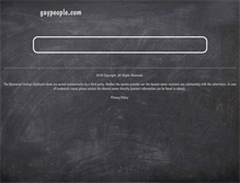 Tablet Screenshot of gaypeople.com